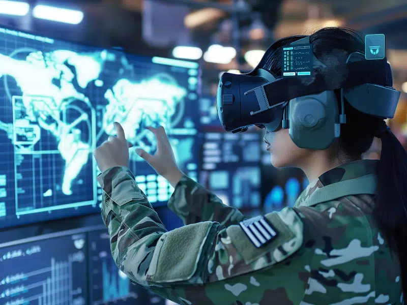 強固型軍用 VR 及 AR